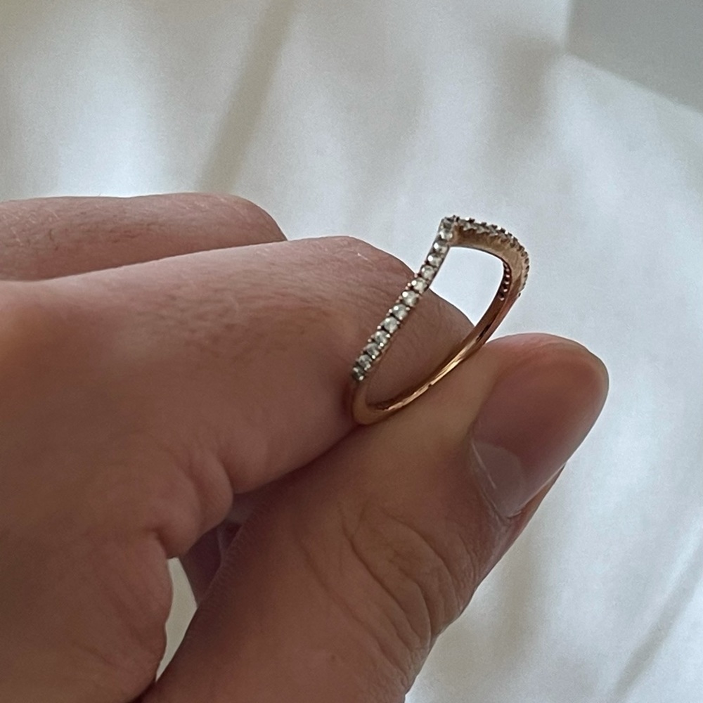 Pandora ring rose gold size 7